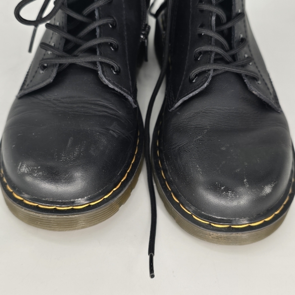 Dr martins Junior 1460 Softy T Leather Lace Up Boots black size boys 4 girls 5 - Picture 5 of 11
